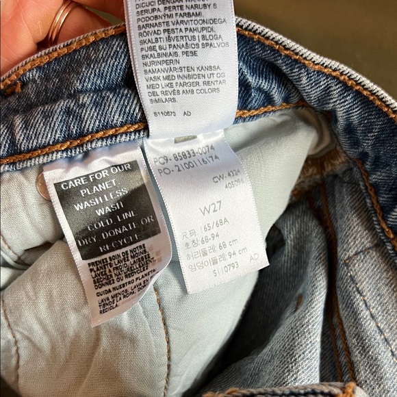 {LEVIS} 501 cut off denim shorts 27 - Picture 4 of 7